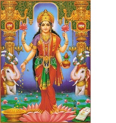 dea della ricchezza lakshmi